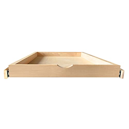 Soft Close Cabinet Drawer Pull Out Tray Wooden Shelf 12 W×21 D×3 H X5688