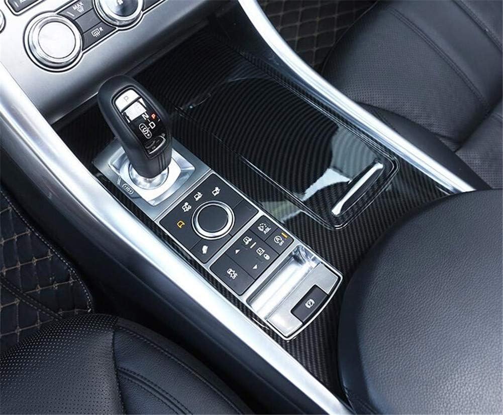 Carbon Fiber Style ABS Plastic Center Console Panel Cover Frame Trim Pack of 2 O59262