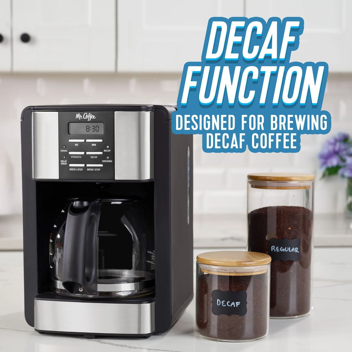 12 Cup Coffee Maker with Decaf Function Q759