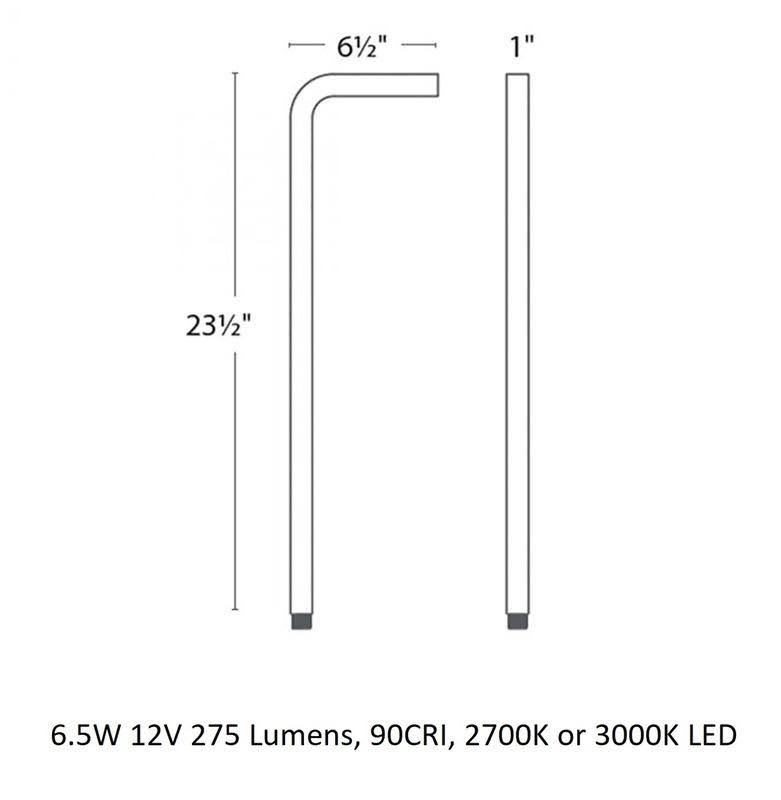 Bronze LED Single Path Light P2266