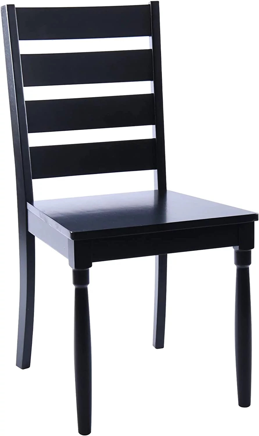Black Wood Dining Chairs Set of 2 D30974
