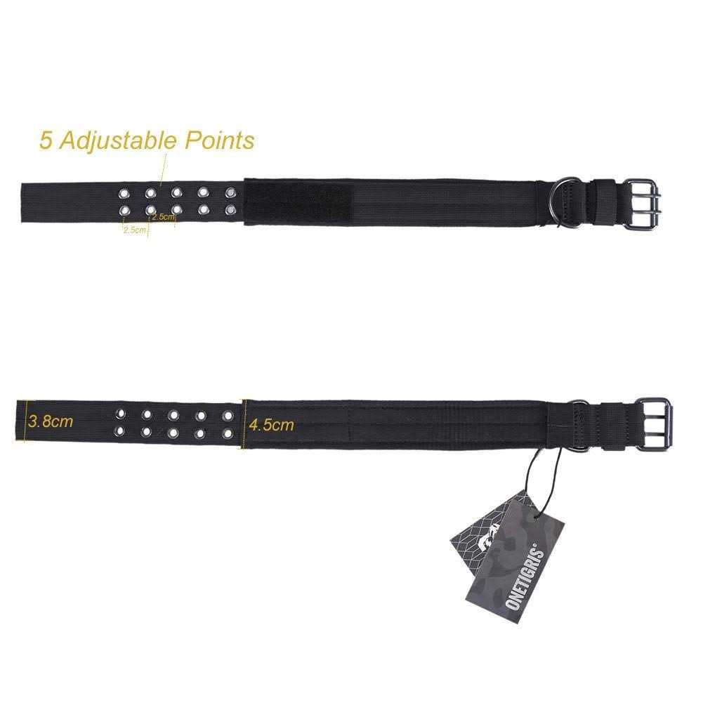 Adjustable Dog Collar with Metal D Ring Buckle B773