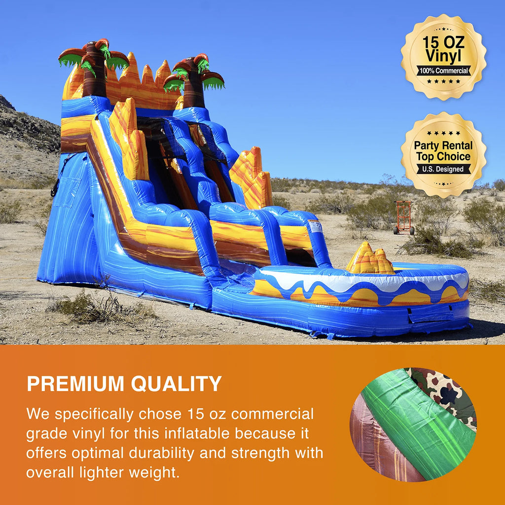 Commercial Grade Inflatable Water Slide with Pool I1216