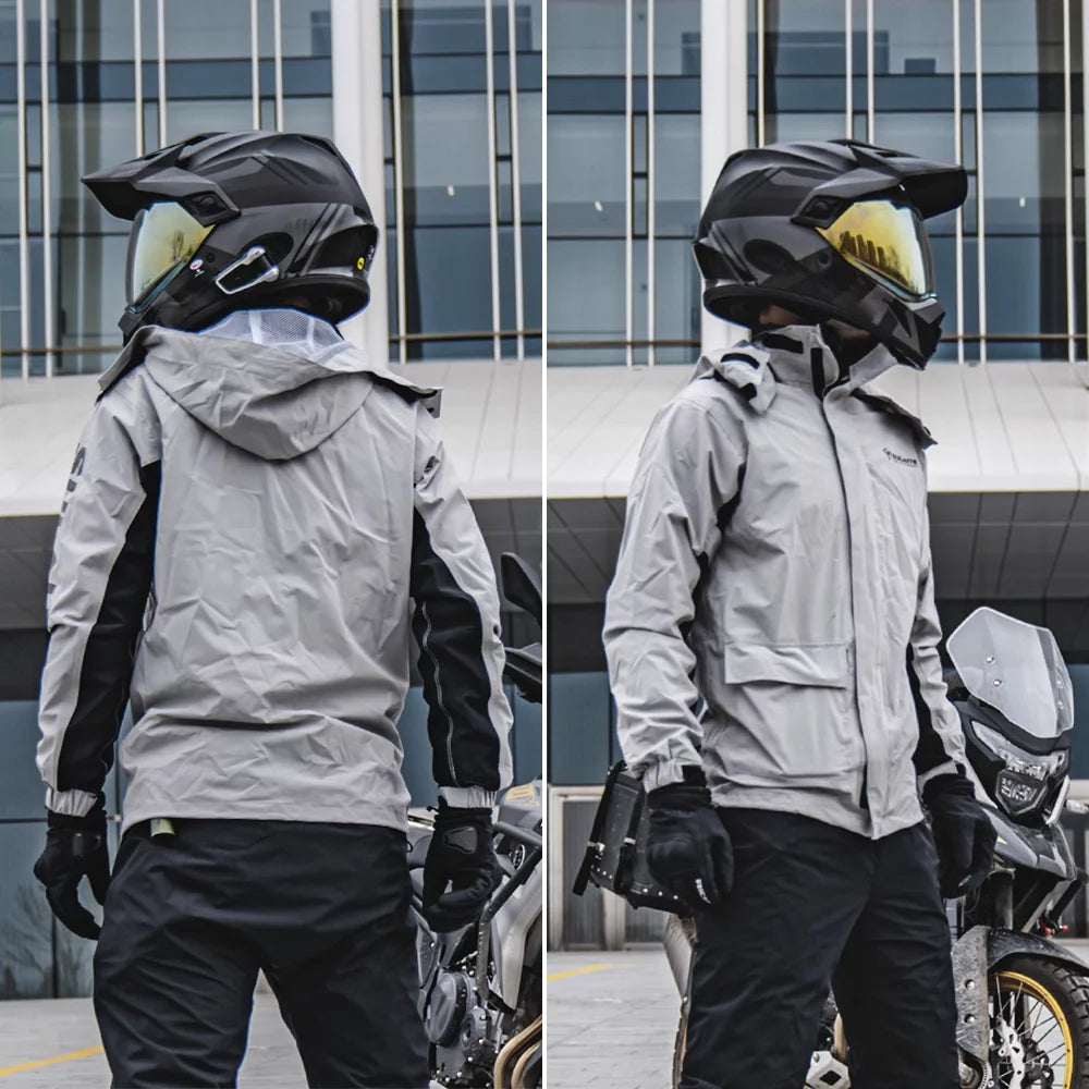 Waterproof Rain Coat Pants Set with Shoes Cover T640314