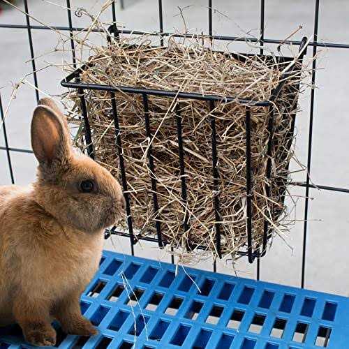 2PCS Rabbit Hay Feeder with Metal Frame F492
