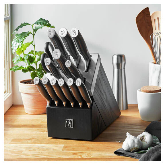 14pc Self-Sharpening Knife Block Set W1403