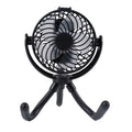 Portable Rechargeable Fan with Flexible Tripod, Black M317