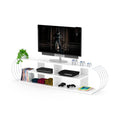 White Chrome Tv Unit T58236