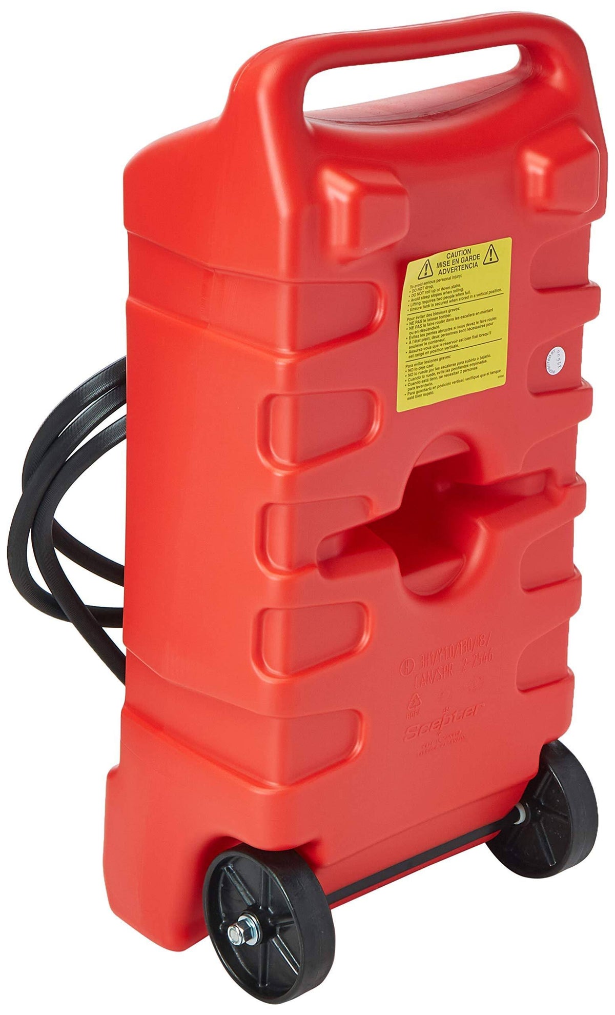 14-Gallon Rolling Gas Can with Transfer Pump S626
