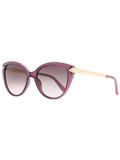 Lilac Gold Cateye Sunglasses N26056