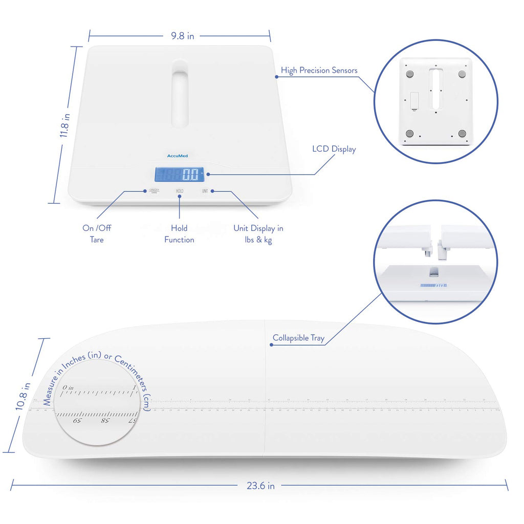 Digital Baby Scale with Blue Backlight Z819