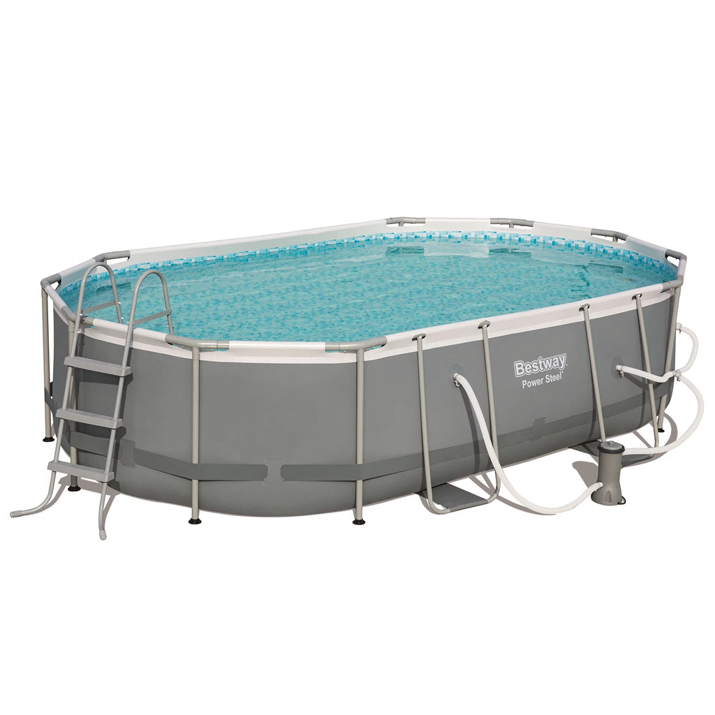 16x10x3.5 Foot Above Ground Swimming Pool Set with Pump M59882