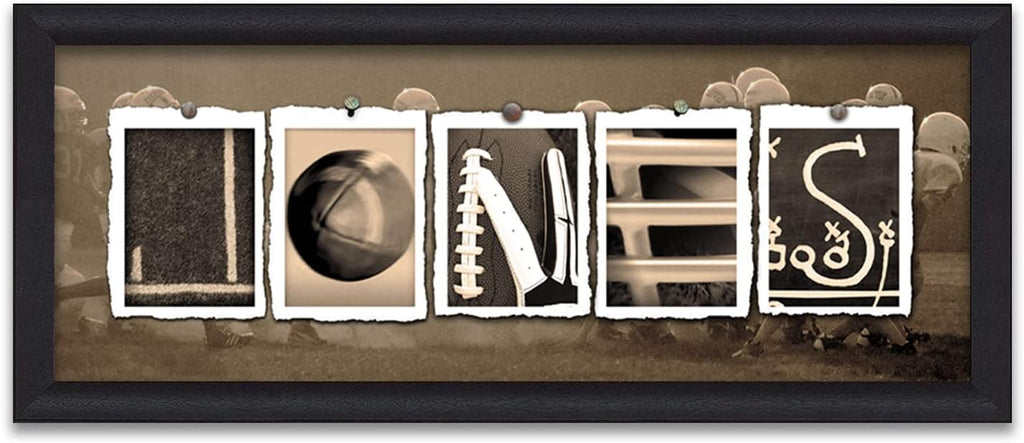 Football Name Art Decor Print X4487
