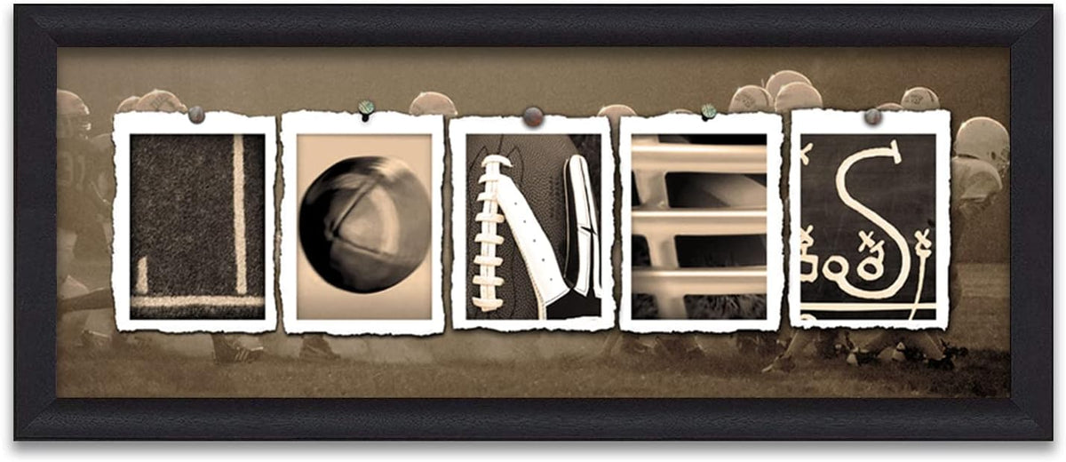 Football Name Art Decor Print X4487