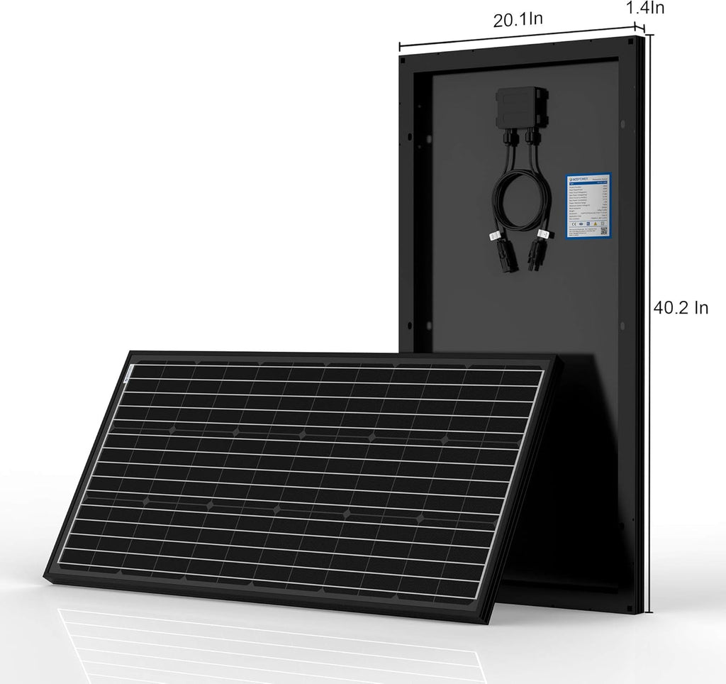 600W Monocrystalline Panel Solar RV Kit with 50A MPPT LCD Charge Controller G828137
