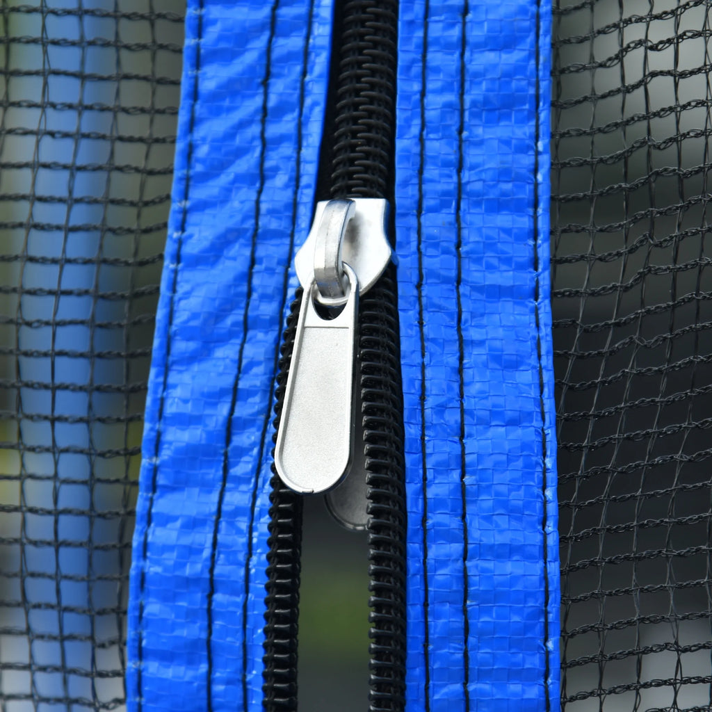 14FT Trampoline with Basketball Hoop, Ladder and Safety Enclosure Net U59931