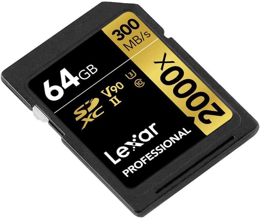 Pack of 3 64GB (192GB Total) SDXC UHS-II Memory Cards with Reader & Case J529062