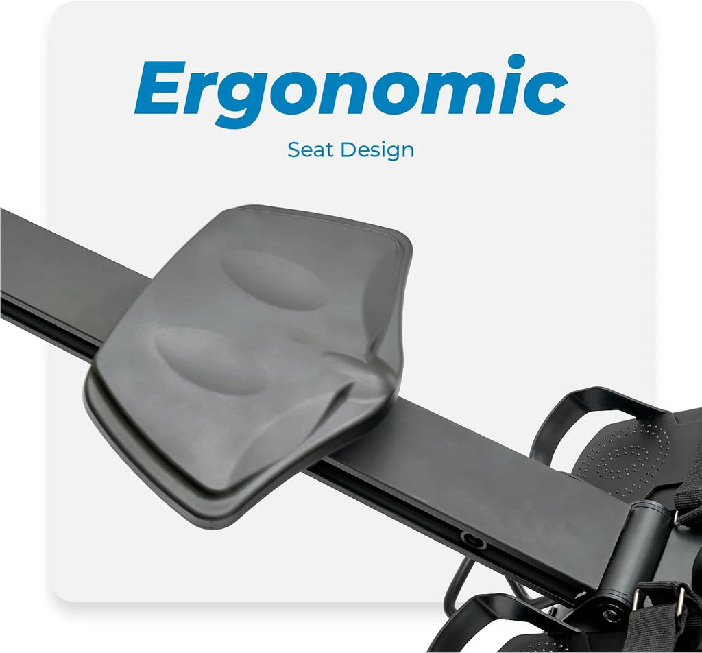 Smart Rowing Machine with 22 HD Rotating Touchscreen V75058