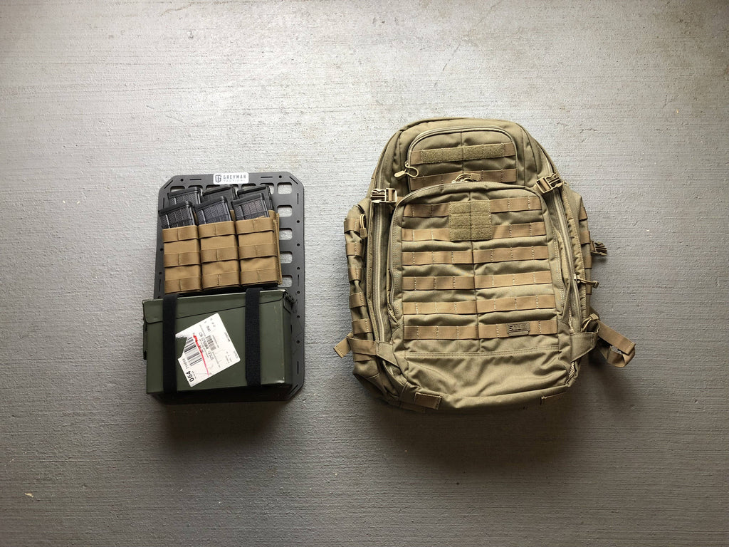 Black 12.25 x 19 Rigid Molle Panel H3563