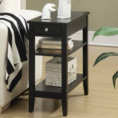 Black Storage End Table P5506