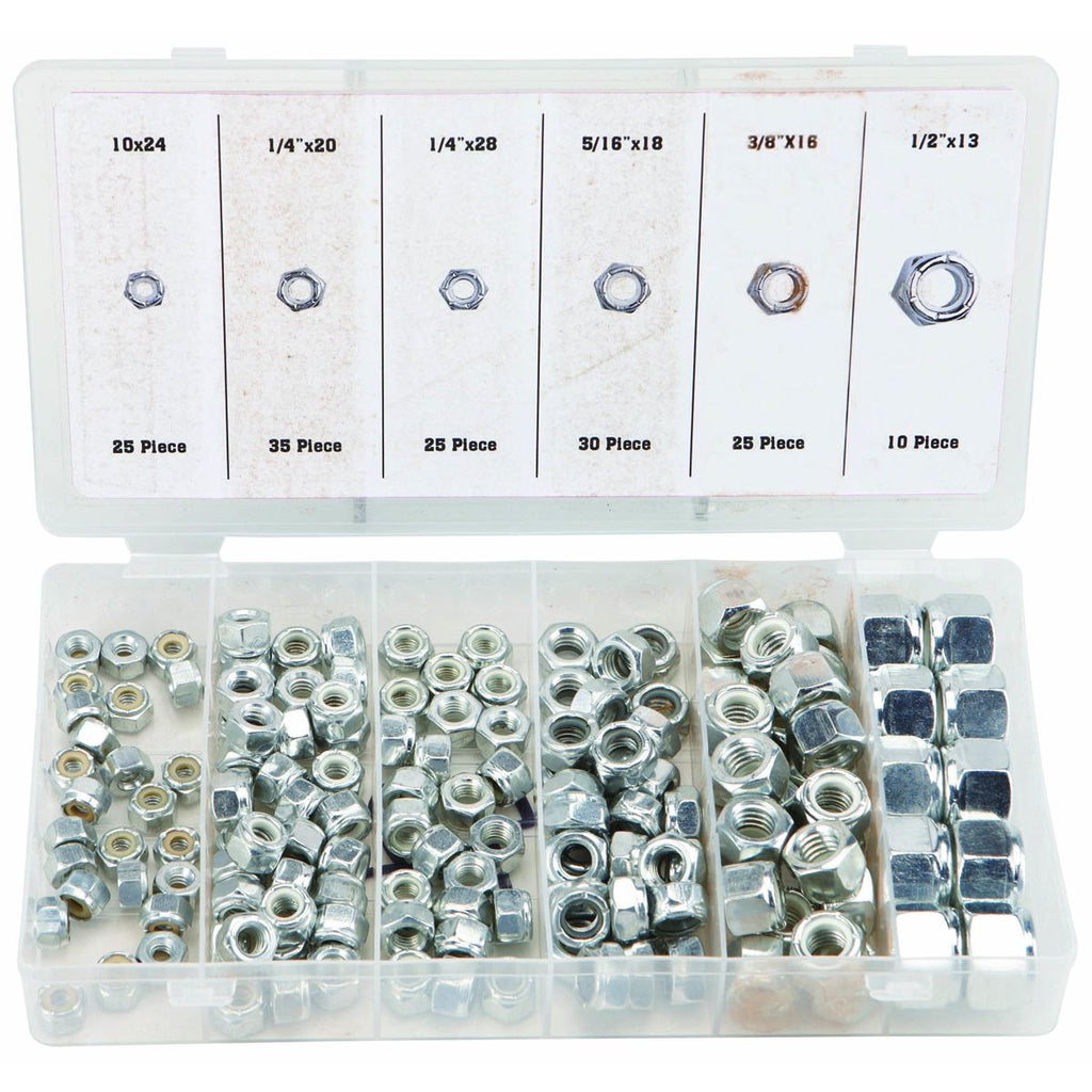 Nylon Locknut Set, 150 Piece D1801