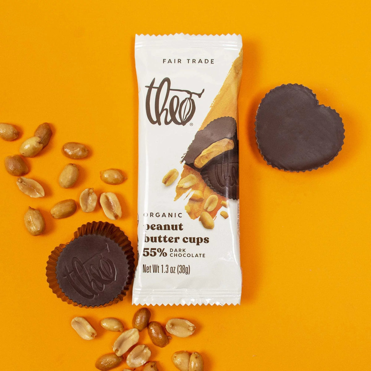 Organic Dark Chocolate Peanut Butter Cups 12 Pack W27446
