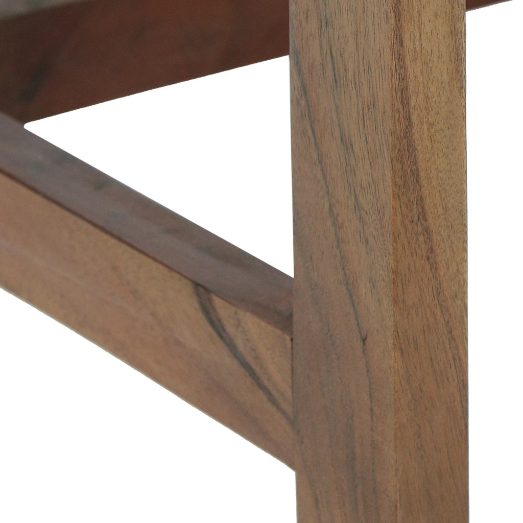 Acacia Wood Nesting Coffee Table, 3 Piece, Walnut R8108