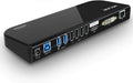 USB 3.0 and USB C Universal Laptop Docking Station Dual Monitor with HDMI & DVI/VGA with Gigabit Ethernet, 6 USB Ports, Audio U254