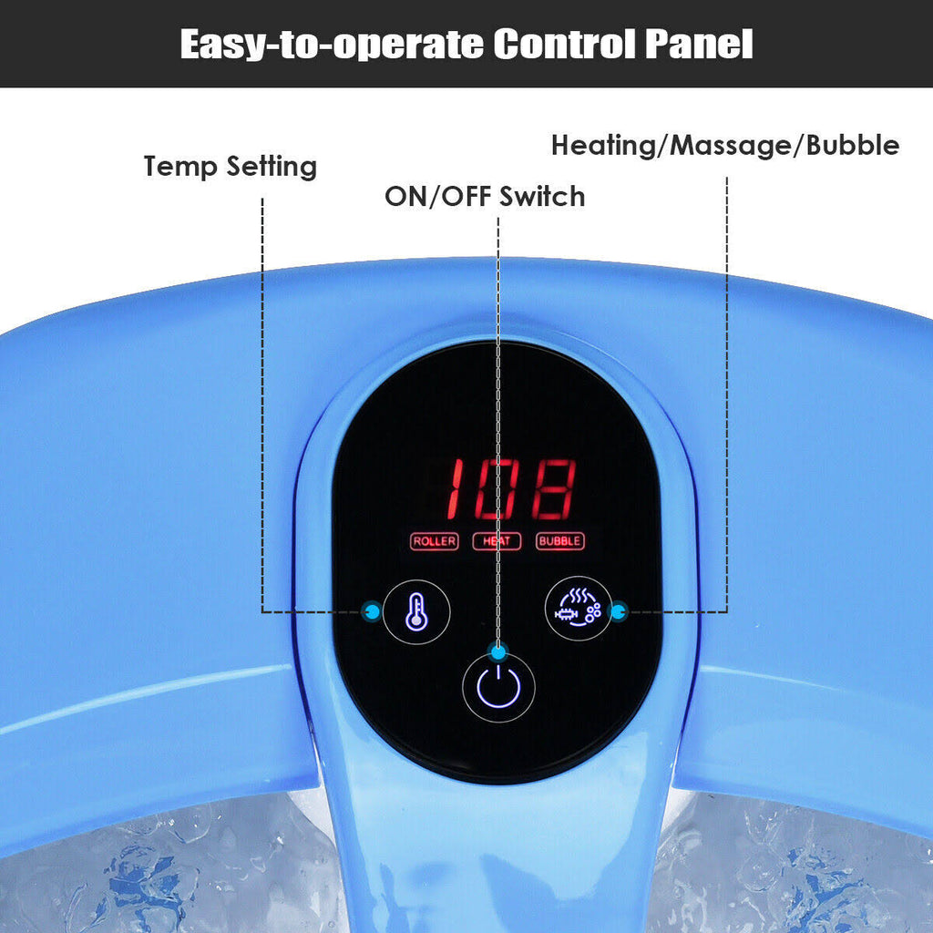 Blue Electric Foot Bath Massager S825
