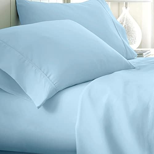 White 1000 Thread Count Cotton Sheets Set 4Pc W32813