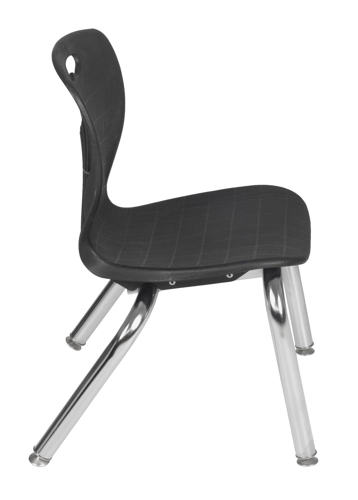 72x22 Height Adjustable Classroom Table - Grey & 2 Stack Chairs - Navy Blue S218419
