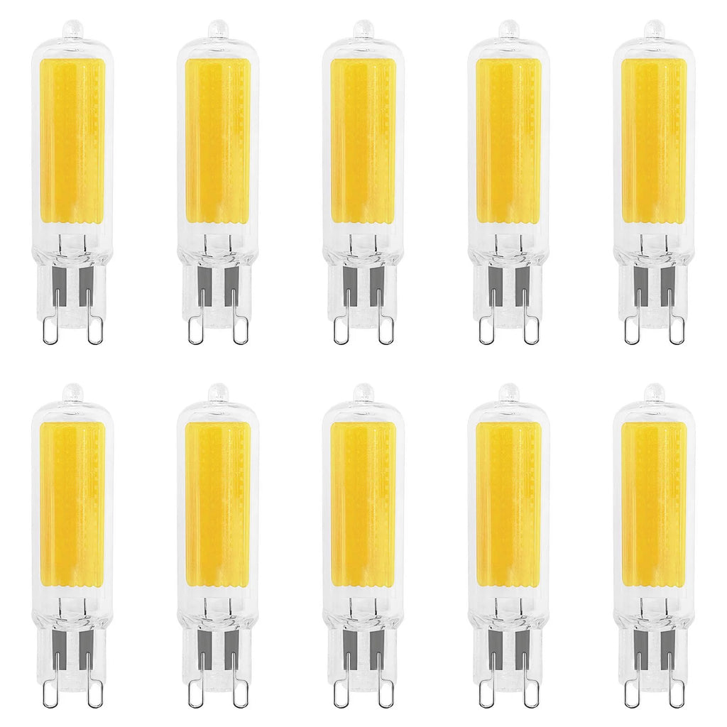 G9 LED Bulb Dimmable 4.5W 4000K Cool White 10 Pack T2080
