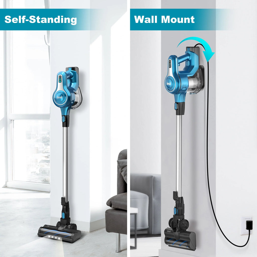 Cordless Vacuum Cleaner with 2 Batteries, 10-in-1 Lightweight Stick Vacuum Y363