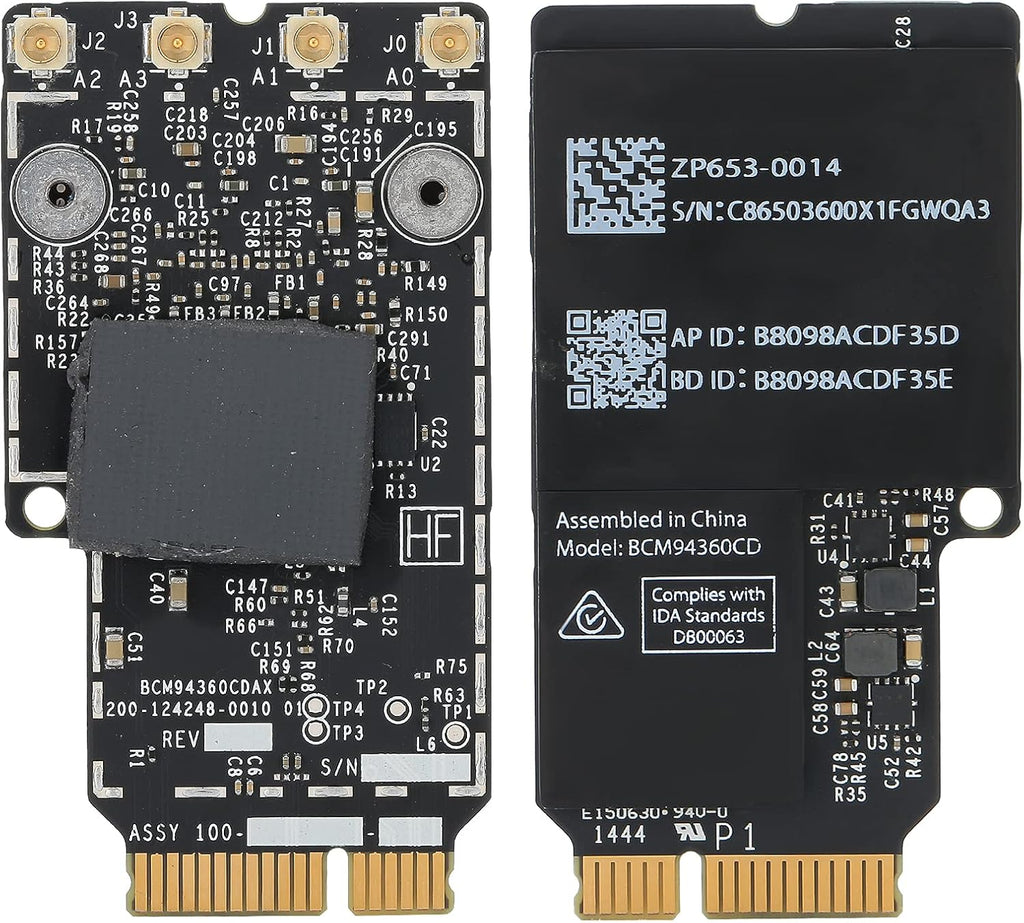 Wireless Network Card Bluetooth4.0 PCIE Mini WLAN Pack of 2 R191236
