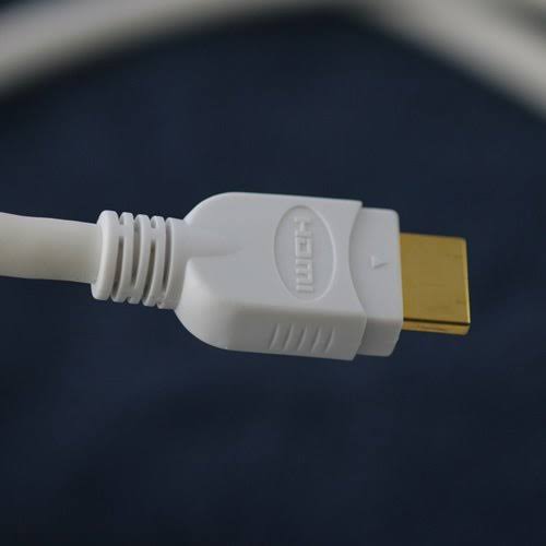 8 foot White High-Speed HDMI Cable with Ethernet F186