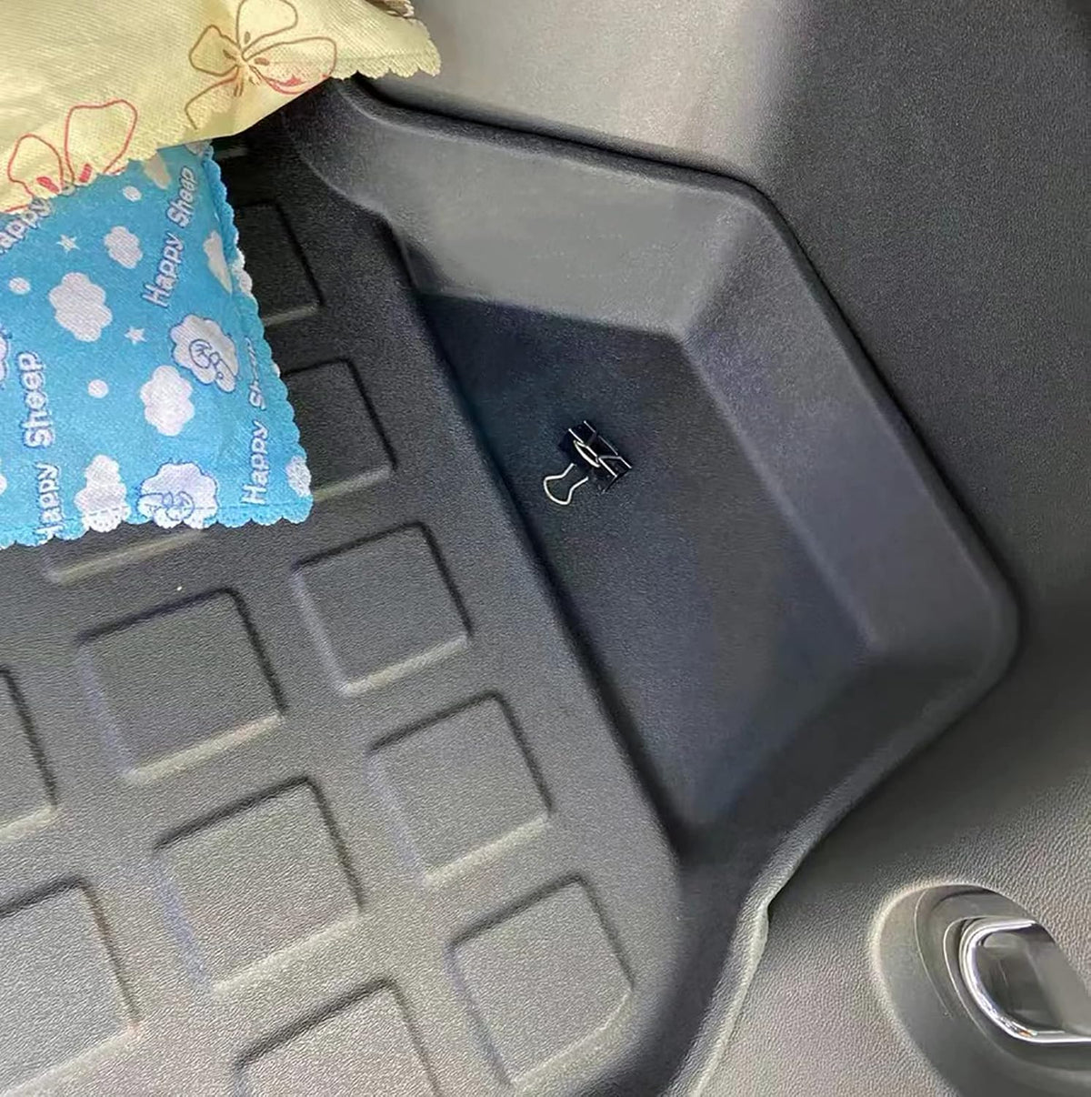 Black Cargo Liner Trunk Mat Tray Pack of 2 M2845