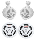 6.5" White Marine Wakeboard Tower Speakers G375009