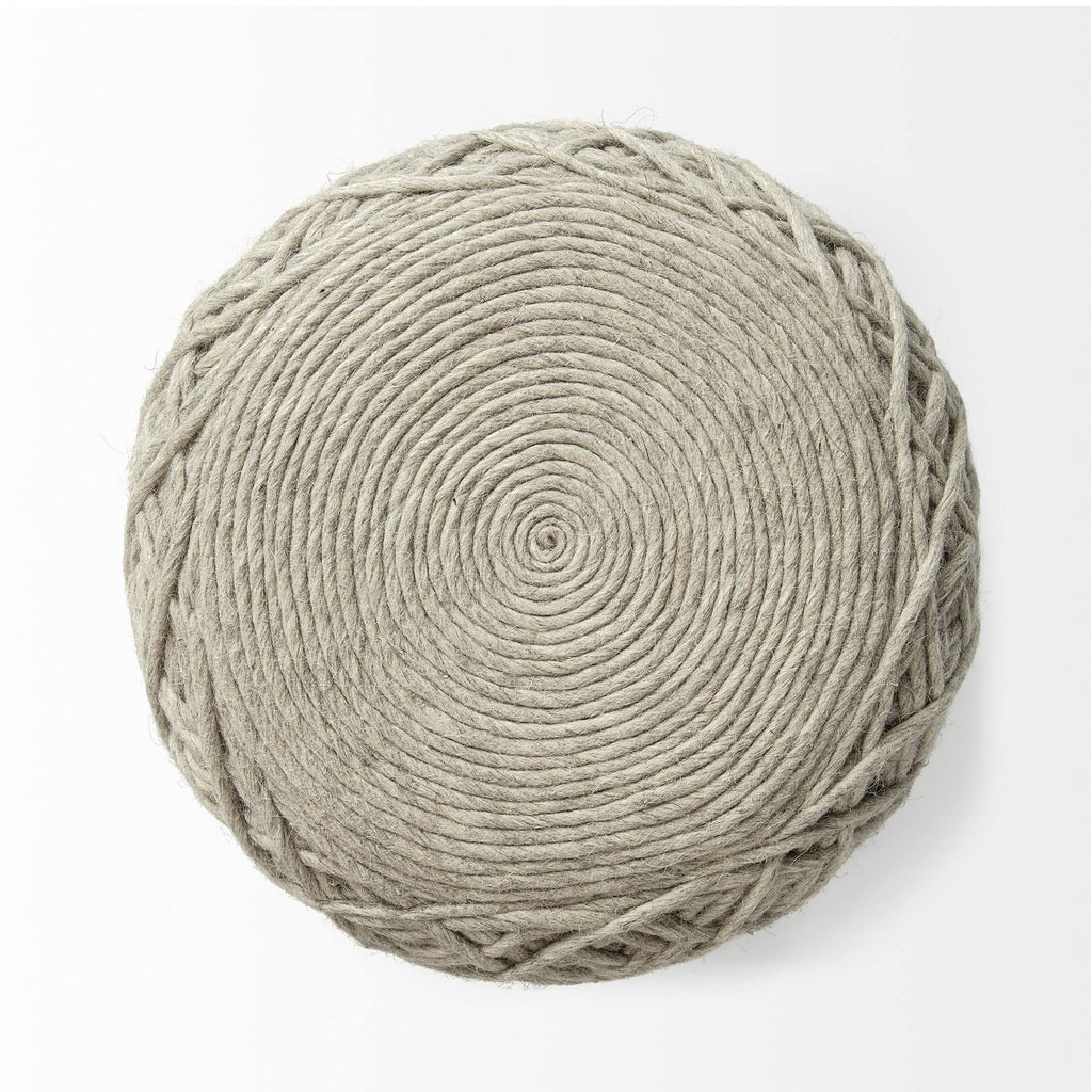 Oatmeal Pouf R369