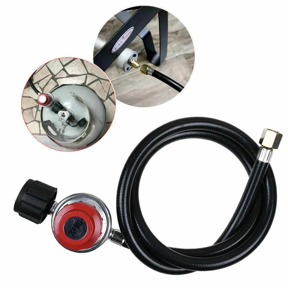 4FT Low Pressure Propane Regulator Hose for BBQ Gas Grill Heater Stove Burner V473