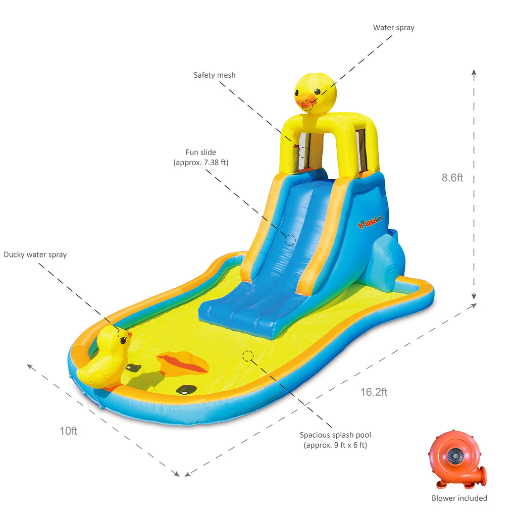 Ducky Splash Water Slide with Pool O50852