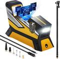 Tire Inflator Portable Air Compressor, 12V DC, 150PSI, LED Light, Pack of 2 U175224