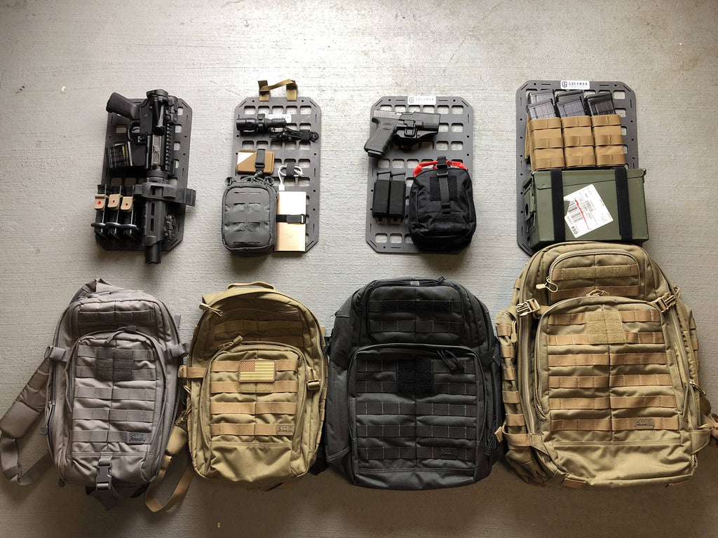 Black 12.25 x 19 Rigid Molle Panel H3563