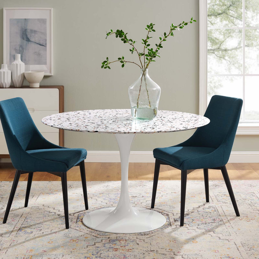Round Terrazzo Dining Table Z554066
