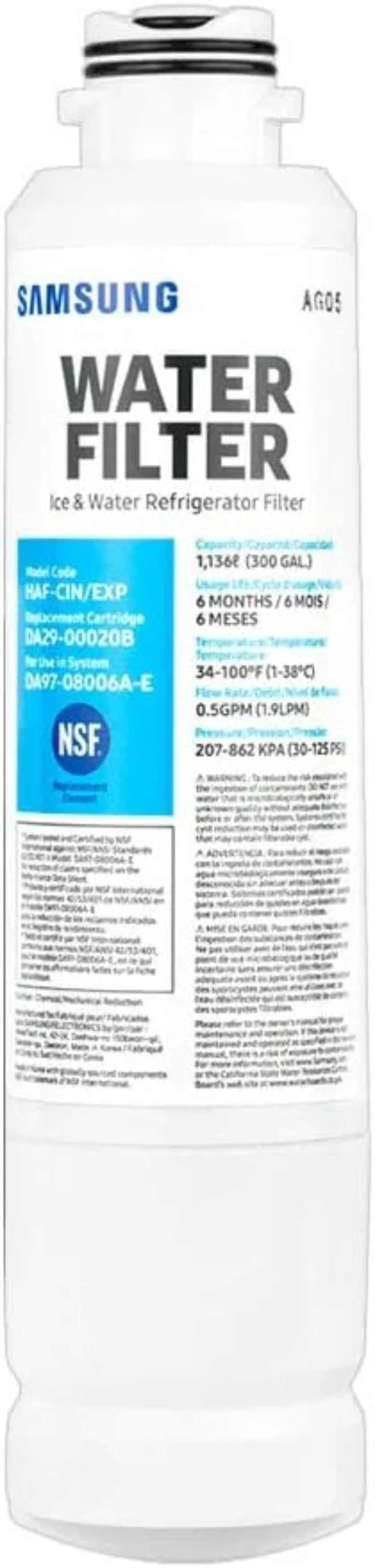 3 Pack Refrigerator Water Filter B5775