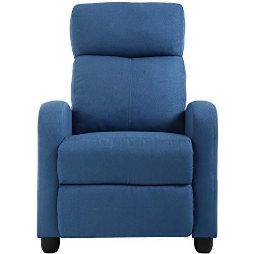Brown Leather Recliner Chair with Lumbar Support O99817