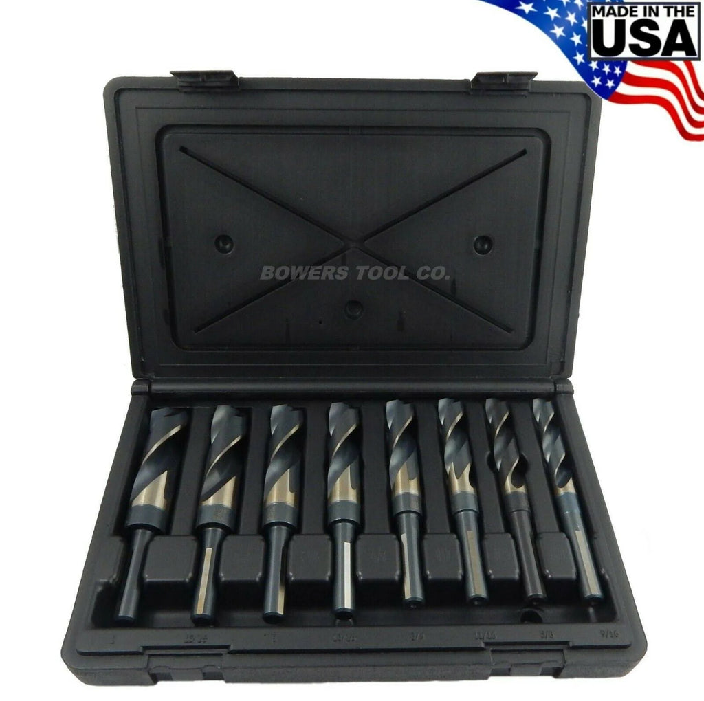 8Pc Reduced Shank Drill Set X19006