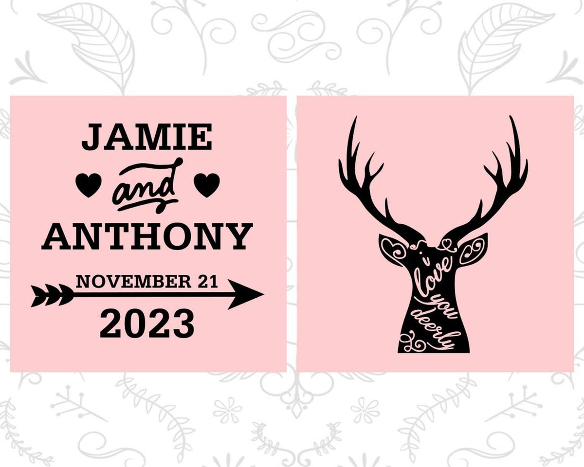 Deer Antler Wedding Favors N9367