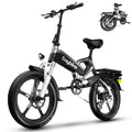 Folding Electric Bike 500W 48V 12.8AH 20'' Black V4710