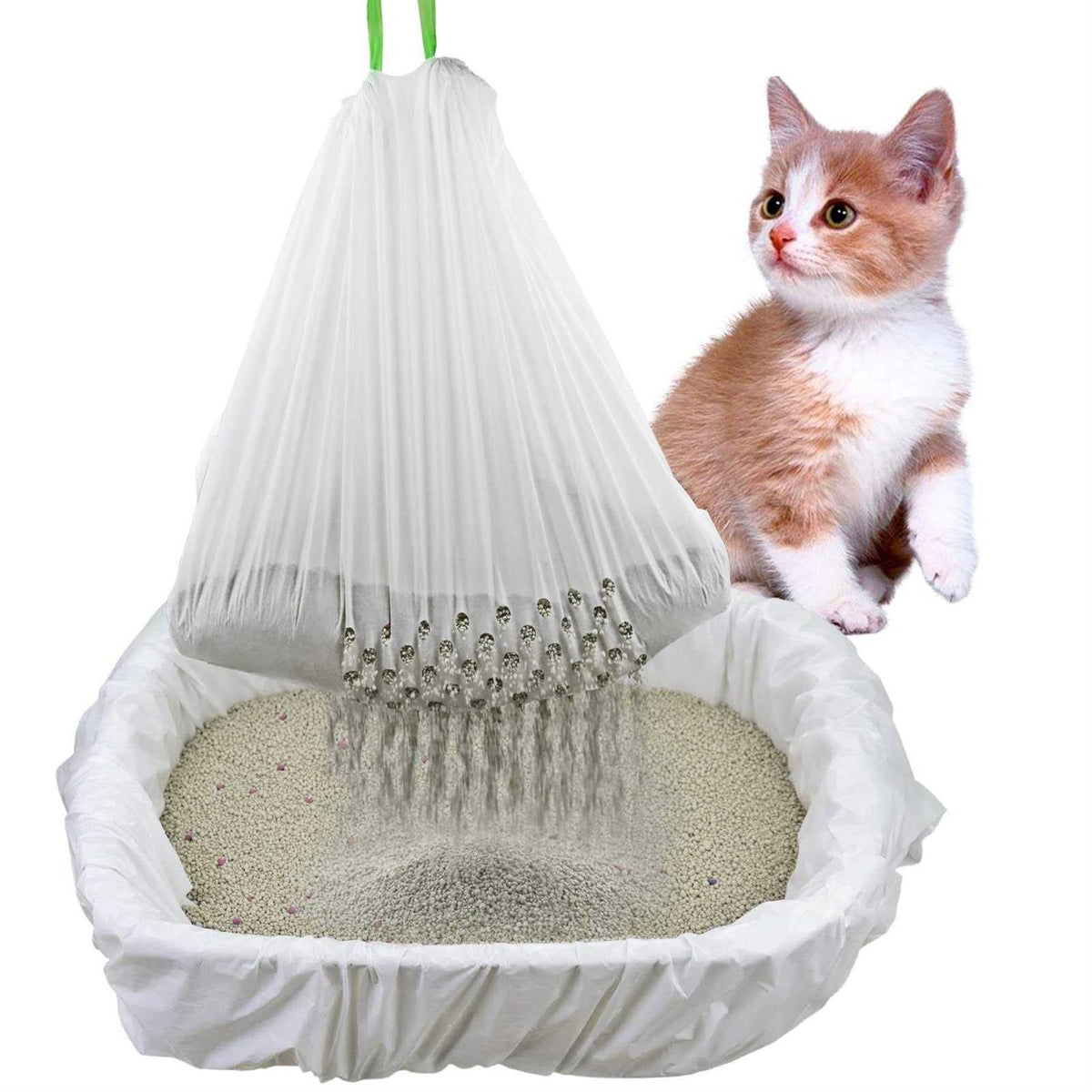 Sifting Cat Litter Box Liners Bags with Holes W608685