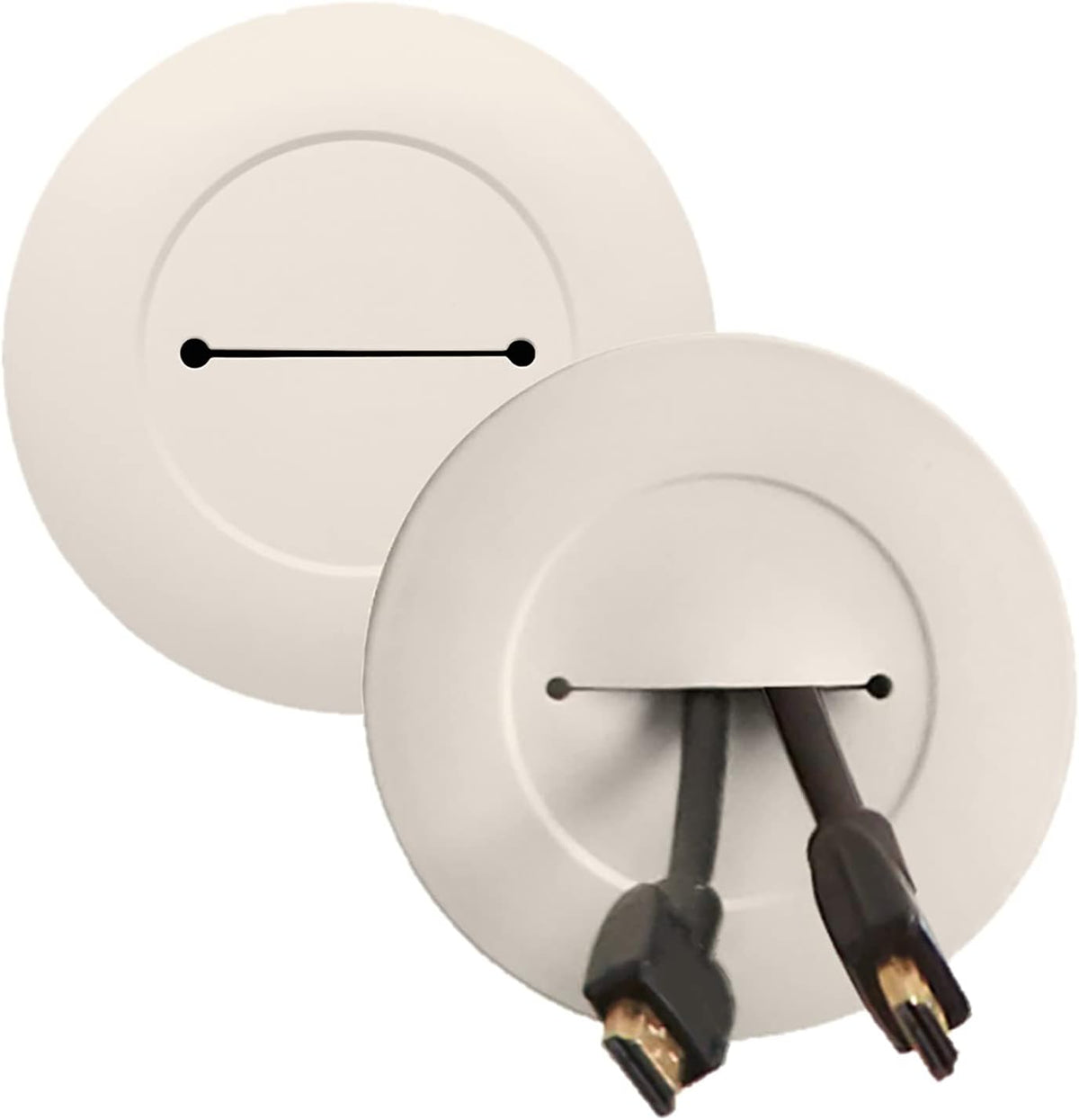 White Recessed In Wall Cord Management Kit, Pack of 2 T7958